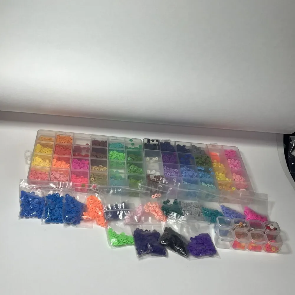 Clay Bead Set bundle ,assorted colors clay beads